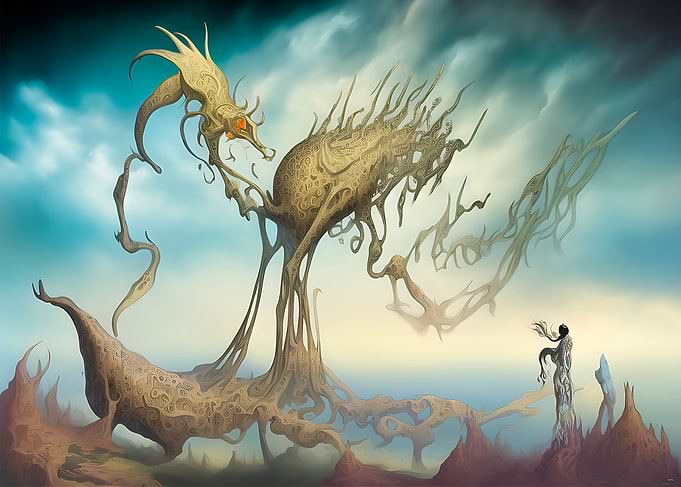 PAINTING IN DALI STYLE