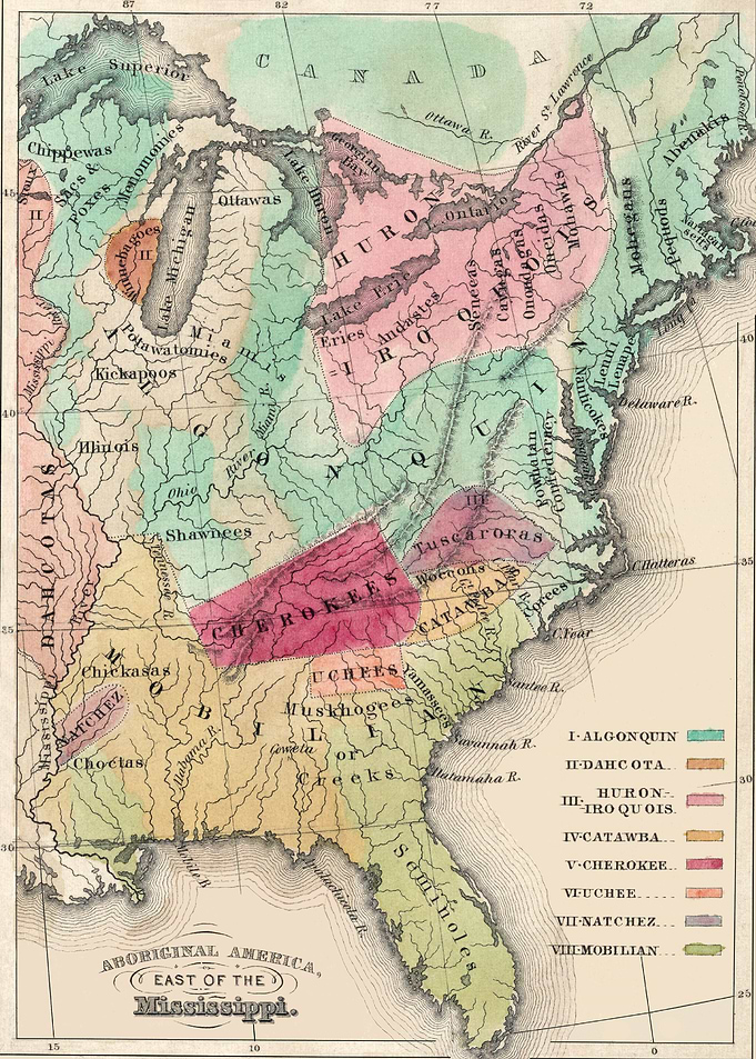 America Old Map
