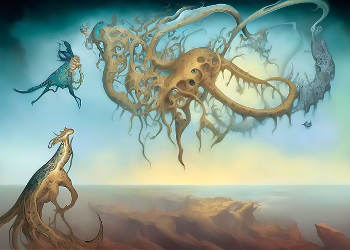 PAINTING IN DALI STYLE