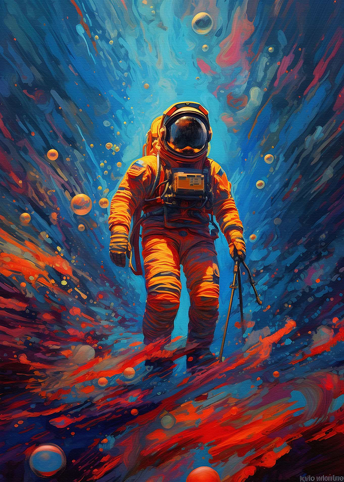 i am in space