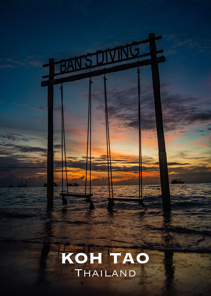 Koh Tao sunset oceanswing
