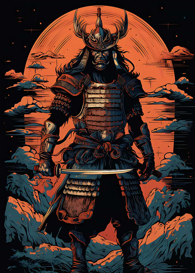 Samurai portrait
