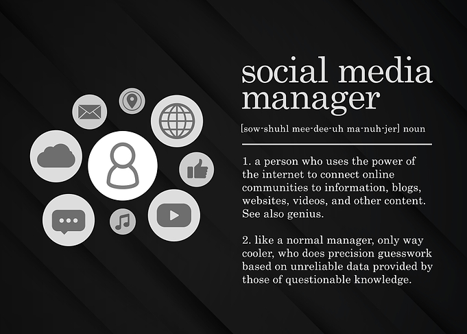 Funny Social Media Manager