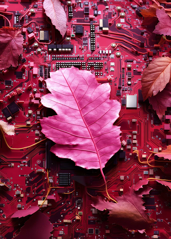 Circuitry Veiled in Leaves