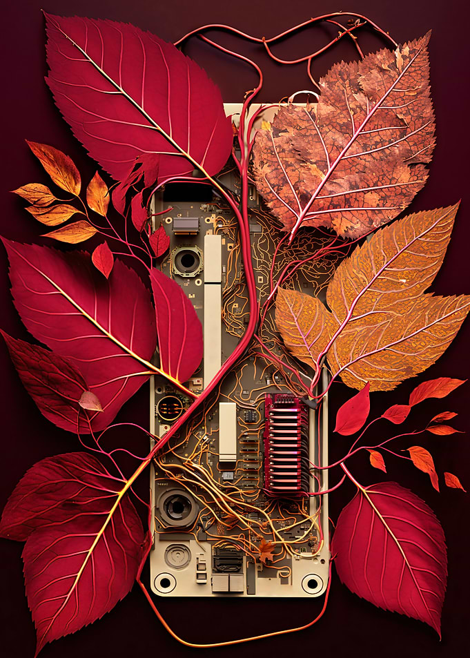 Leafy Circuitry Reverie