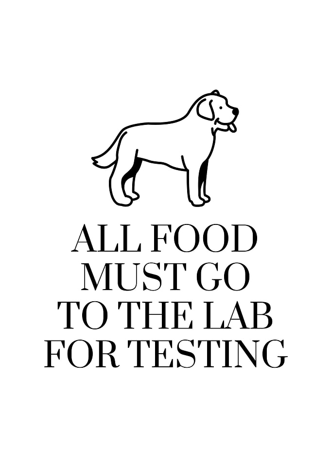 Food Must Go To The Lab