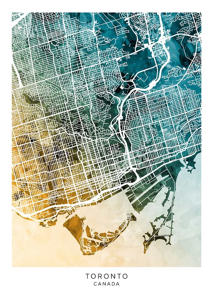 Toronto Canada Map