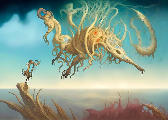 PAINTING IN DALI STYLE