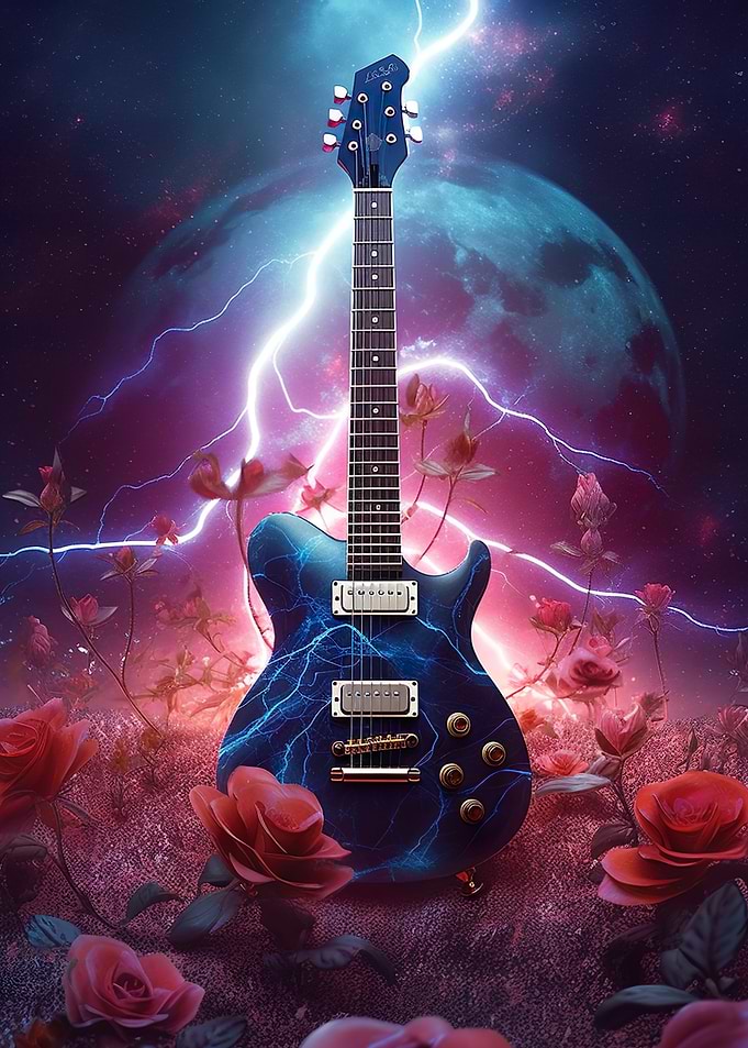 Lightning Space Guitar