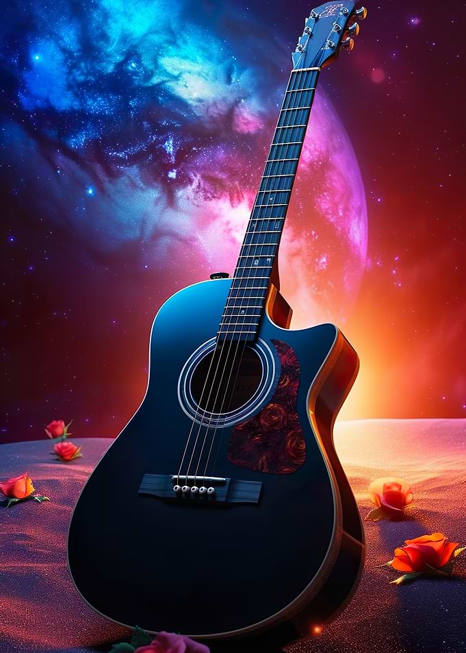 Guitar in Universe