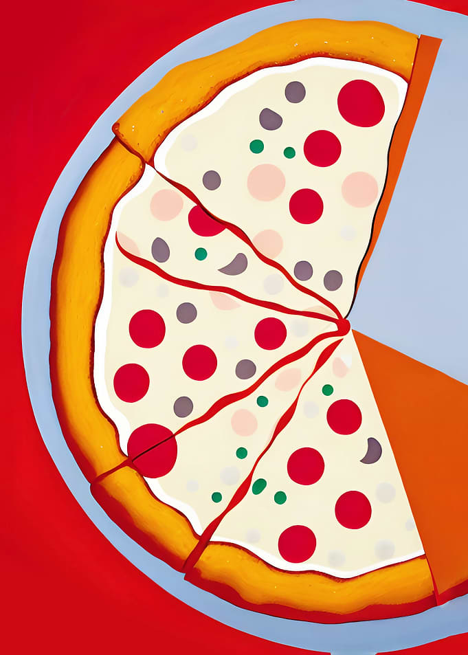 American Pizza Slices