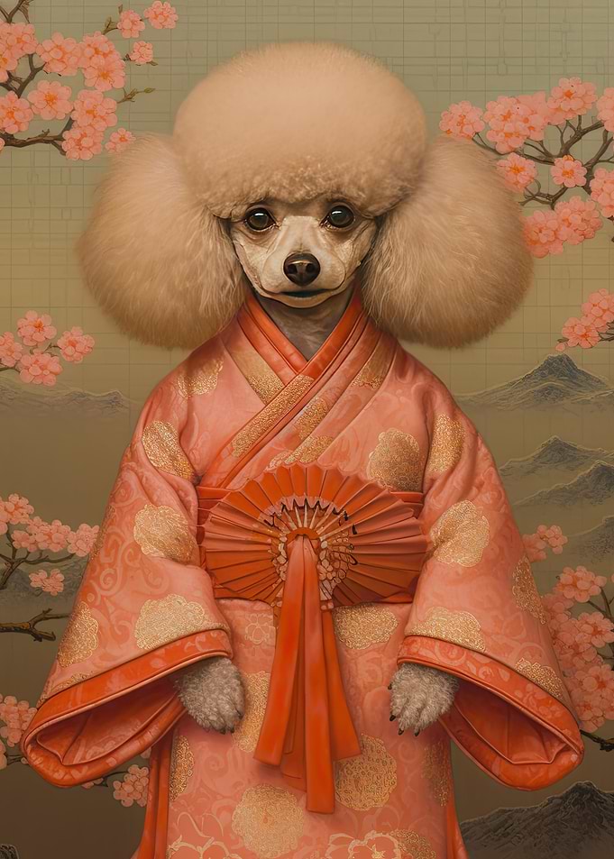 Toy Poodle Geisha