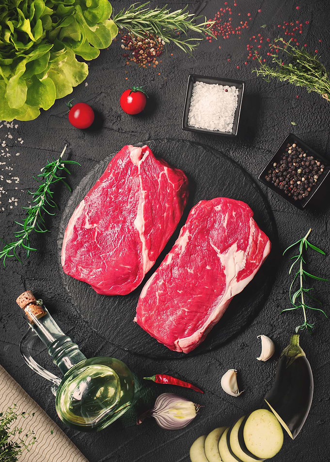 Preparation raw meat