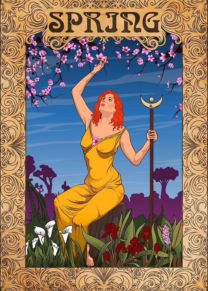 Spring goddess