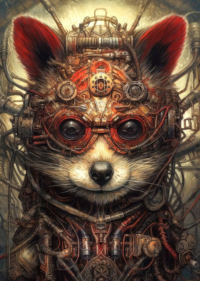 Biomechanical Raccoon