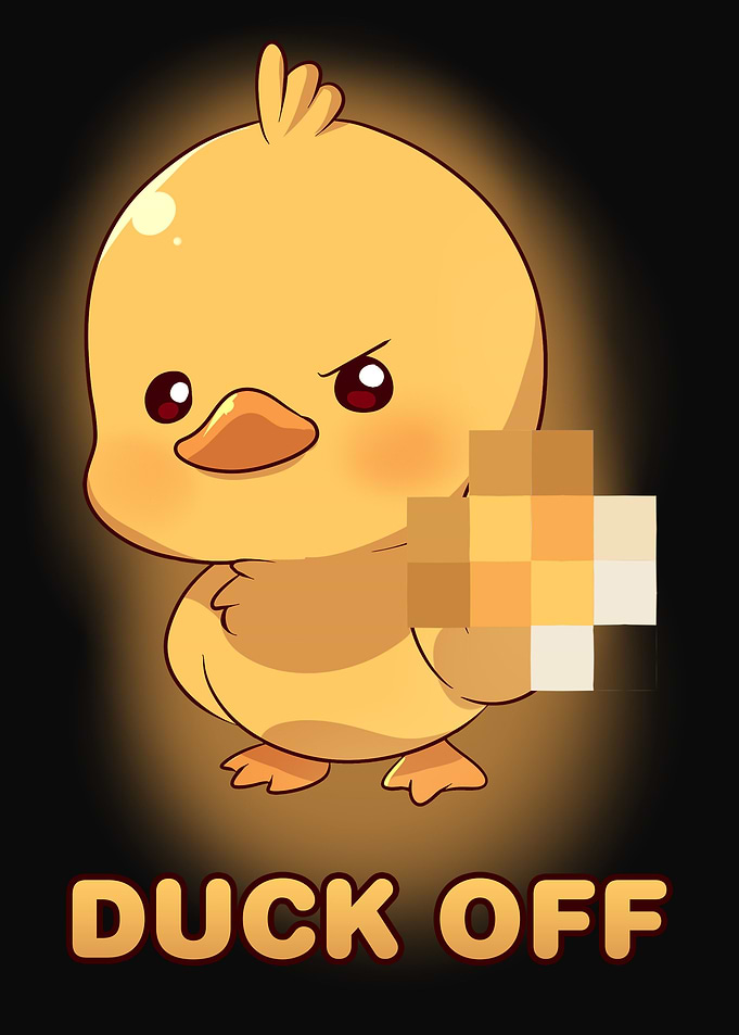 Duck Off Rude Duckling