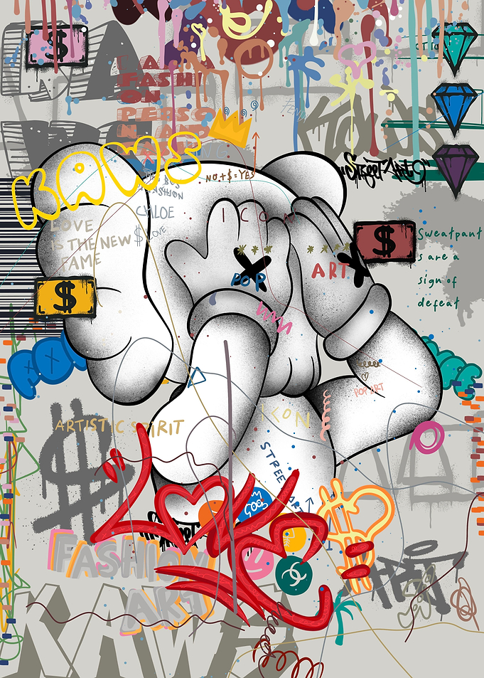 Graffiti kaws