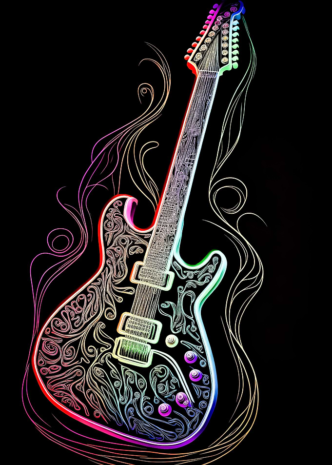 guitar neon