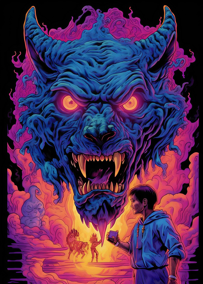 Psychedelic Dog