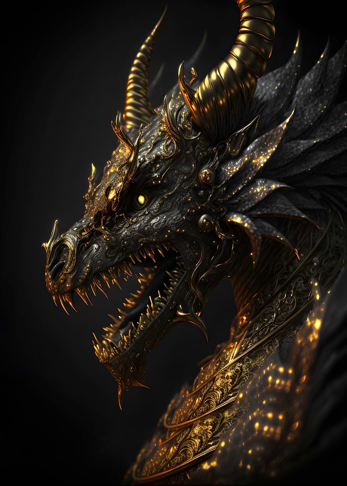 golden angry black