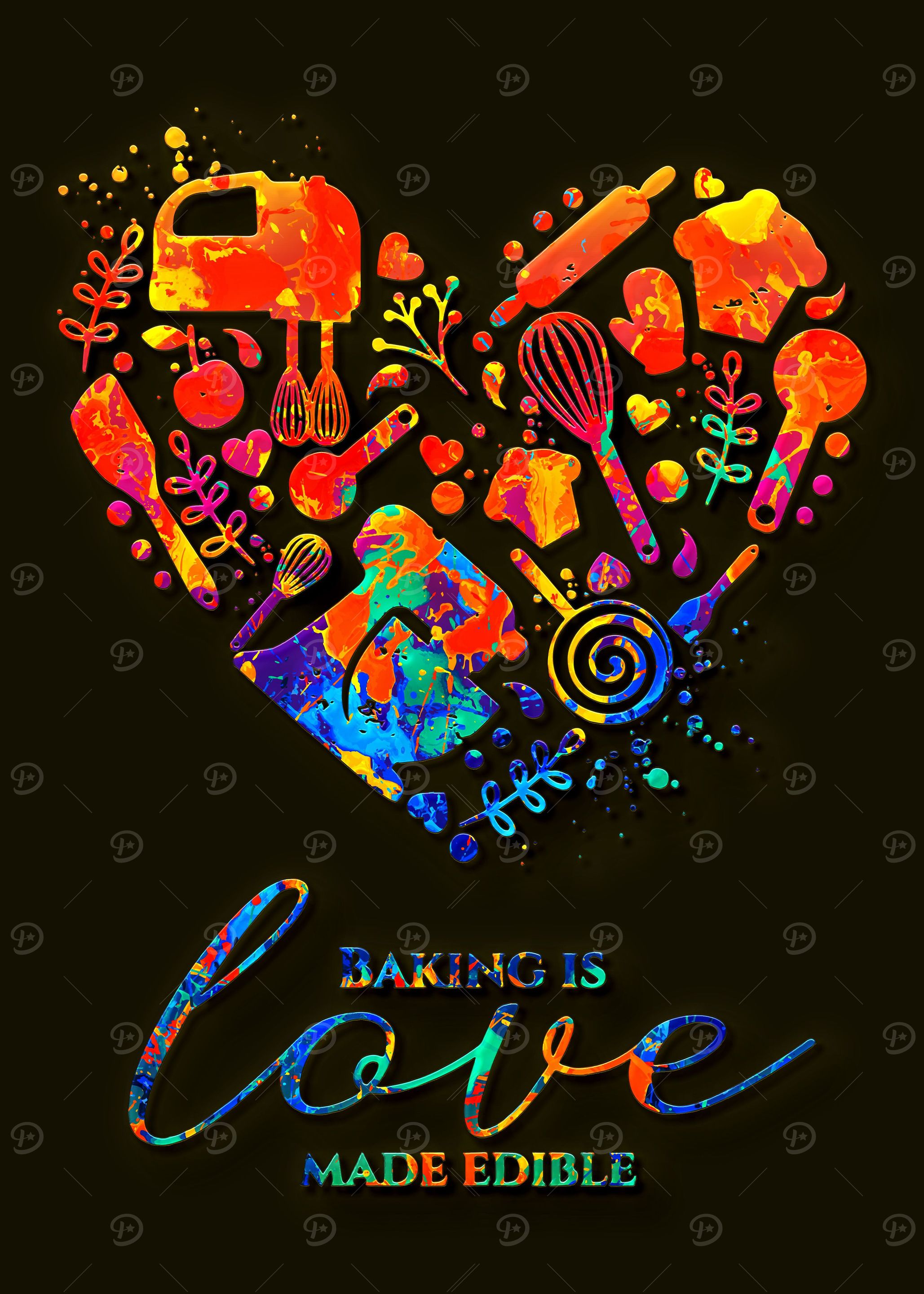 Baking is Love made edible