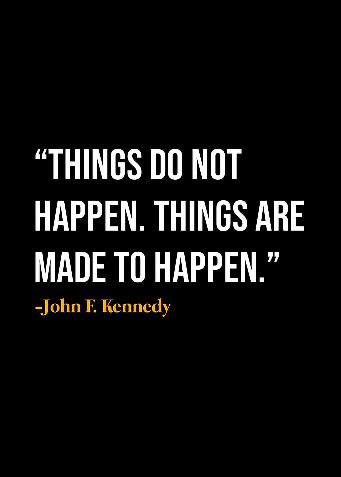 John F Kennedy Quote