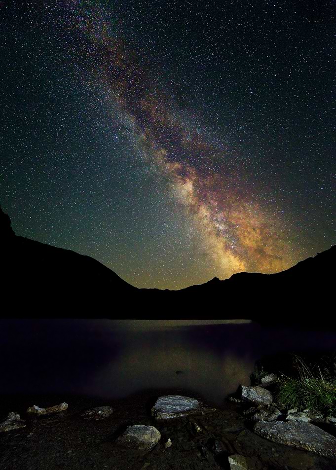 Milky Way in the Alps