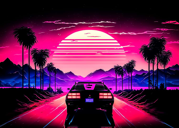 A Synthwave 80s