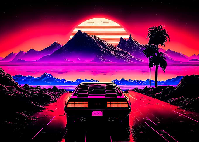 A Synthwave 80s