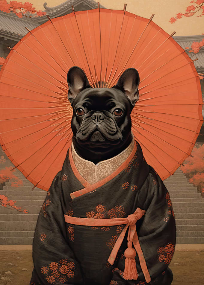 French Bulldog Geisha