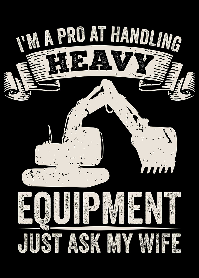 Funny Vintage Excavator