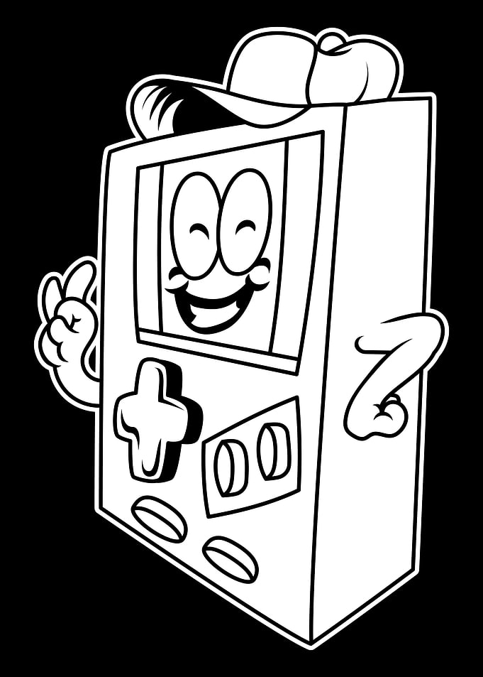 Game Console BnW 17