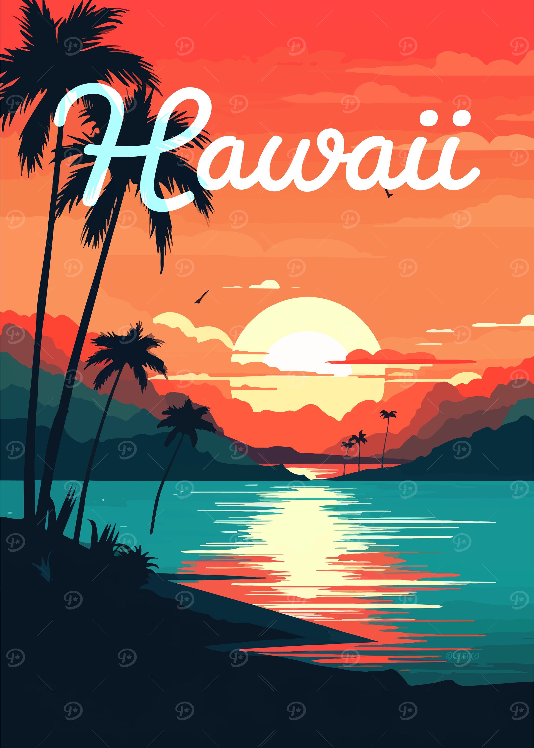 Tropical Hawaii Art
