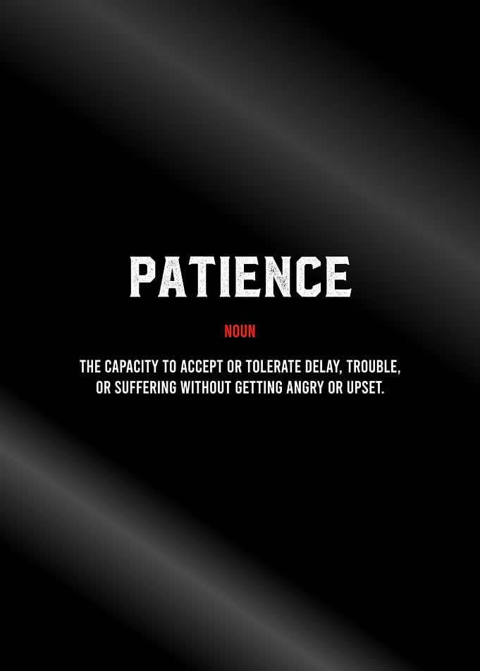 patience definition