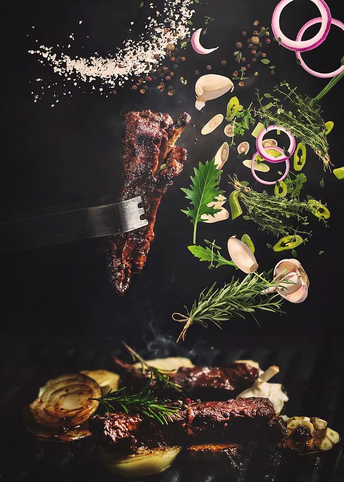 Tender beef falling