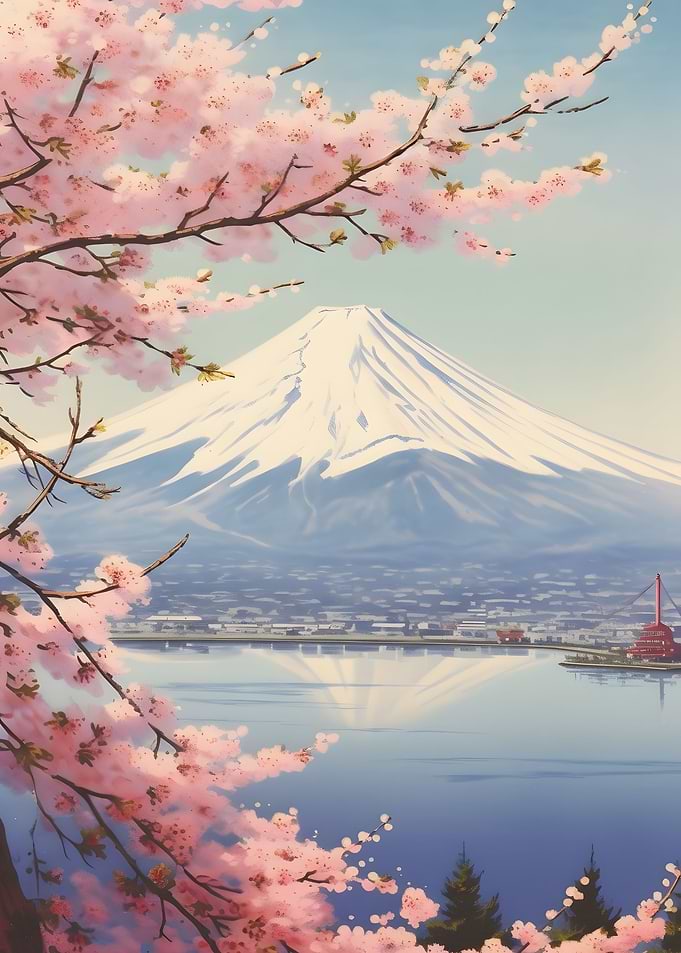 Cherry Blossom Fuji