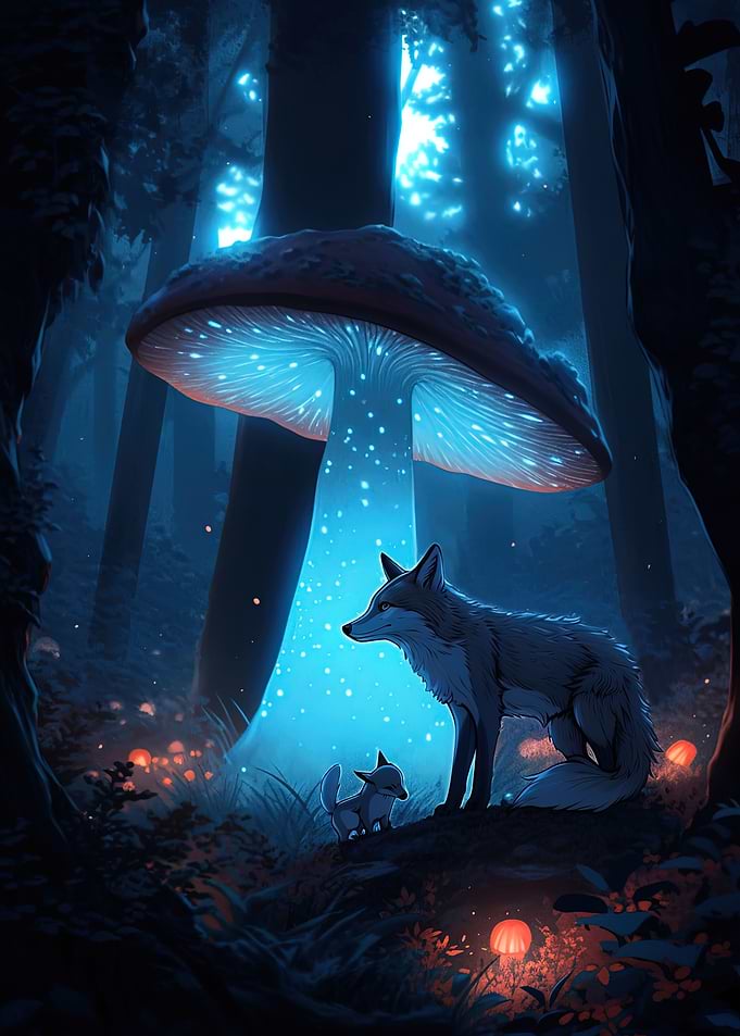 The glowing grove