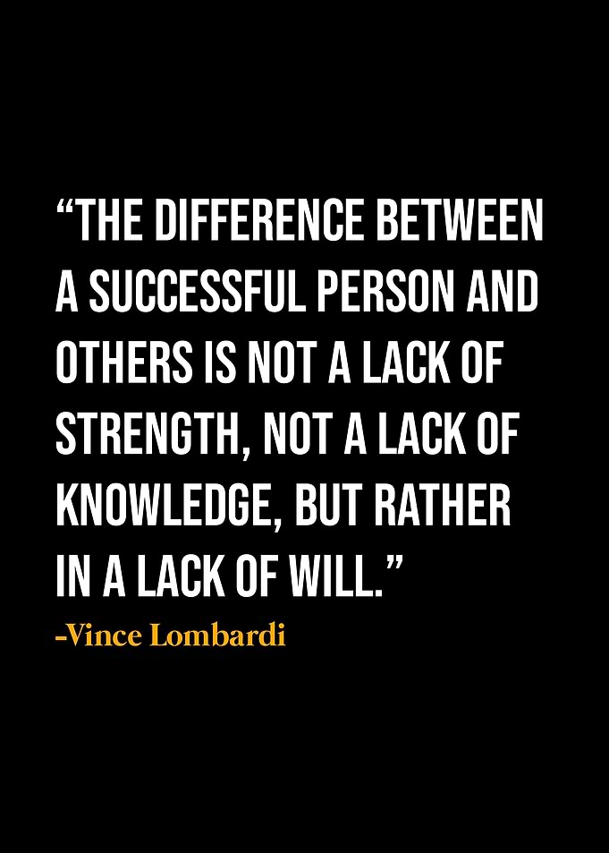 Vince Lombardi Quote