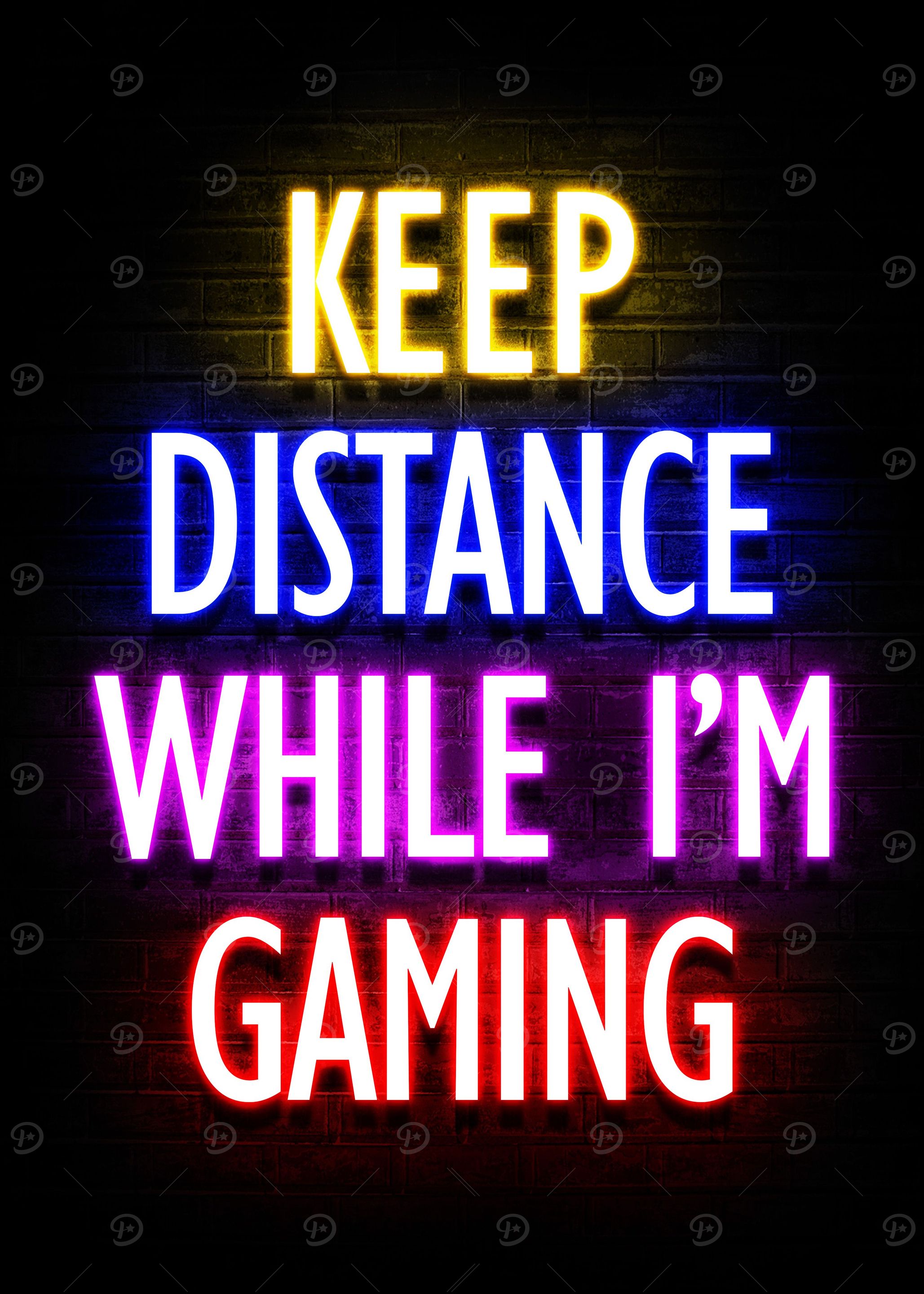 Gaming Gamer Neon Quotes