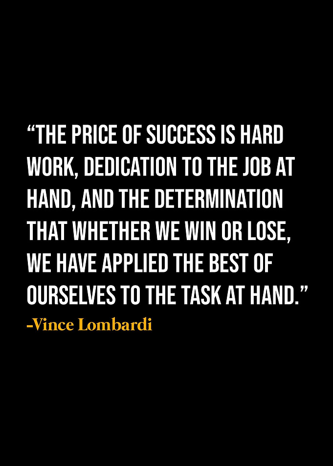 Vince Lombardi Quote