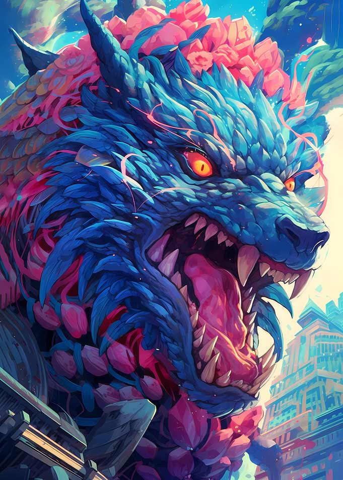 Giant Wolf Monster