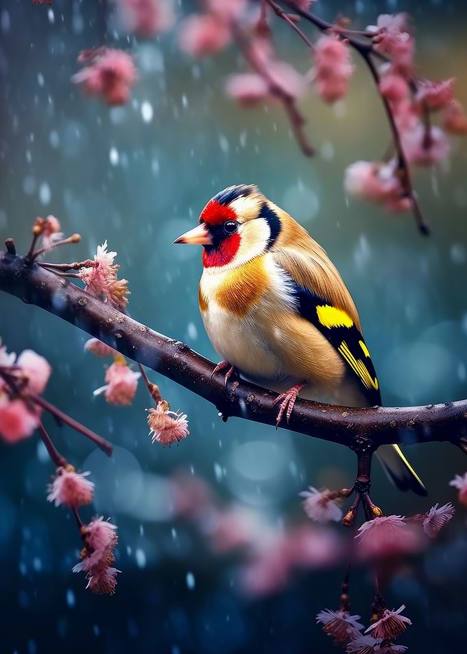 majestic Bird Goldfinch