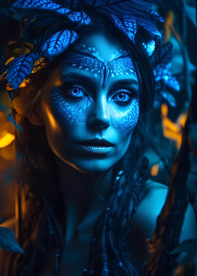 Blue forest enchantress