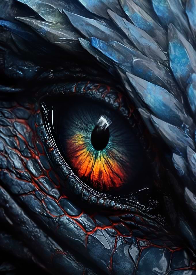 Rainbow Dragon Eye