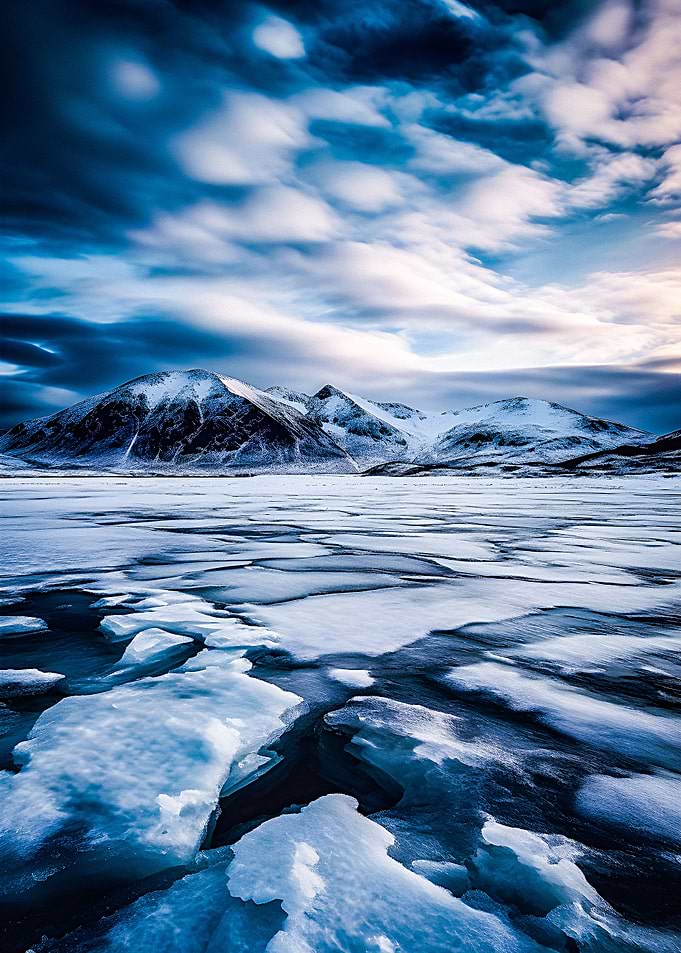 Ice landscape