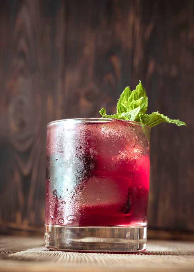 Glass of Purple Haze