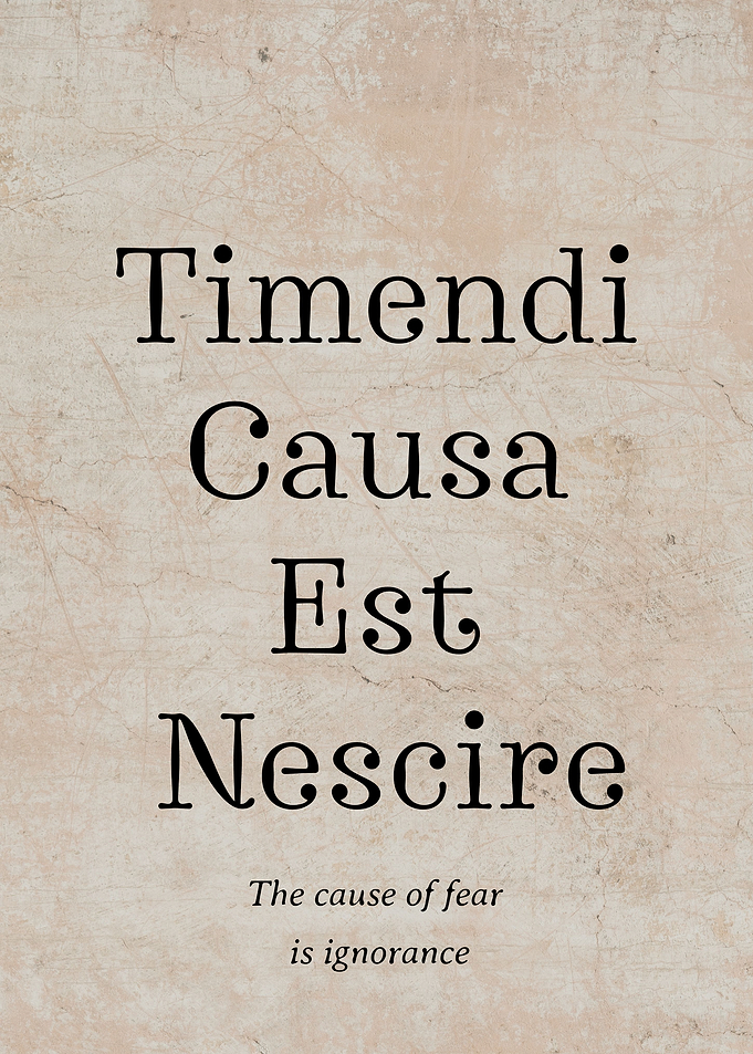 Latin Quote Ignorance