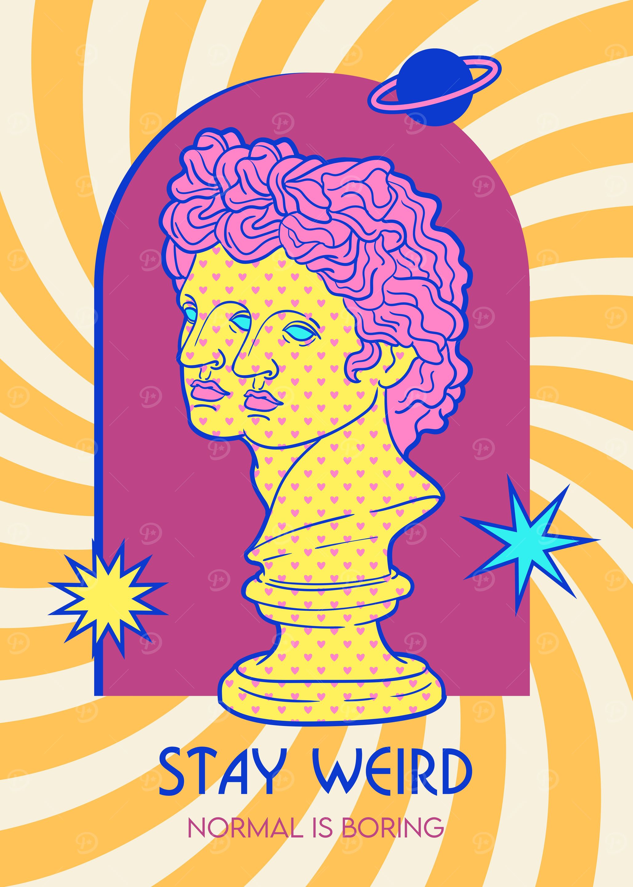 Stay Weird retrowave