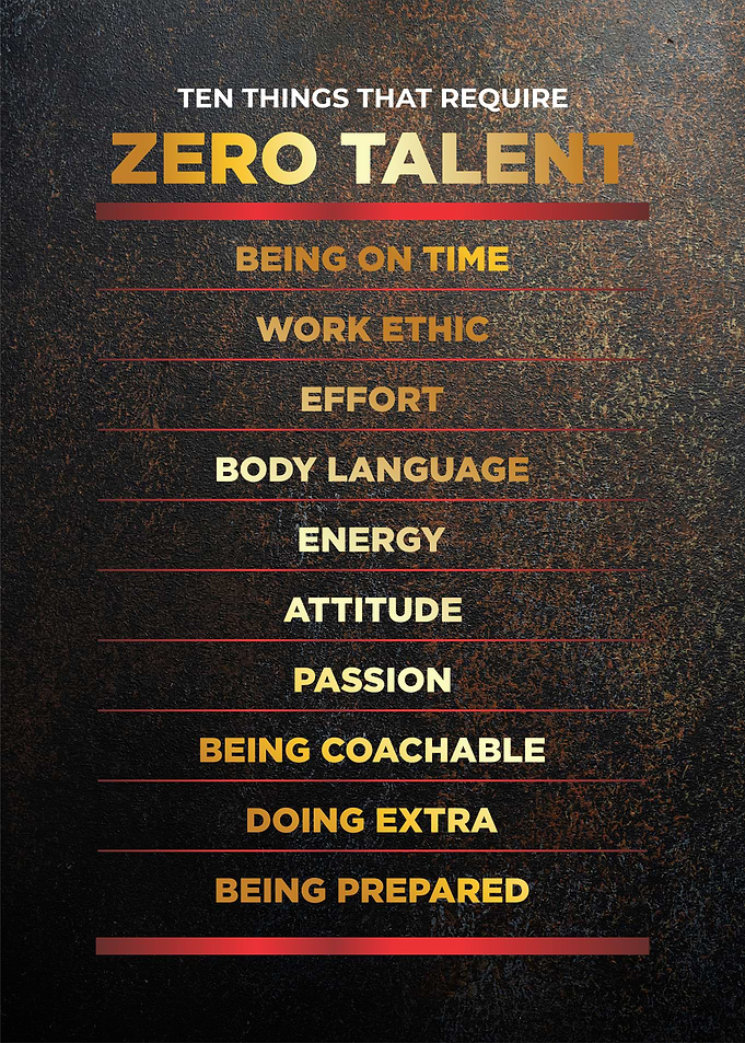 zero talent to do
