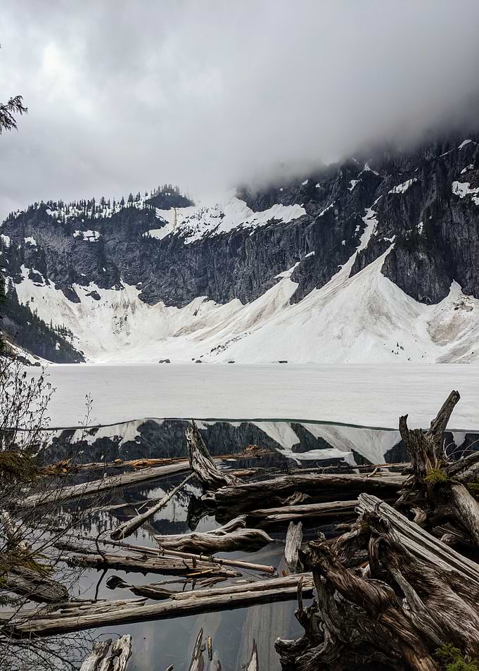 Lake Serene snow covered